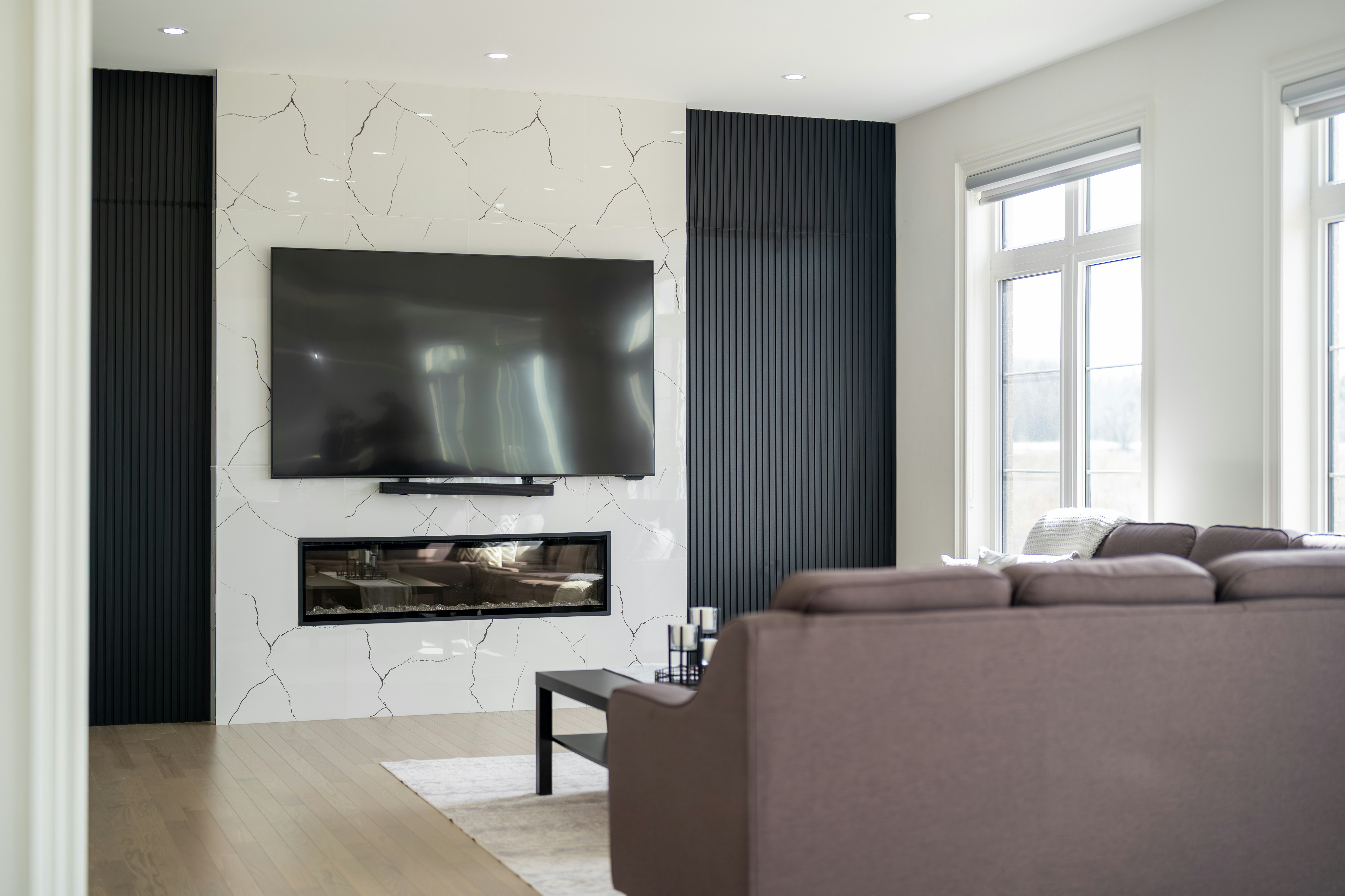 "TV wall mounting completed by DPL Property Services"