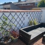 Solar Wall Light & Trellis Panel Installation in Accrington